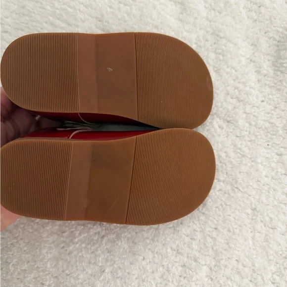 Toddler Girls Red Classic Maryjane Shoe - Picture 4 of 5